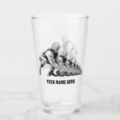  de Spelers van het Football van Sport, Quarterbac Glas (Voorkant)