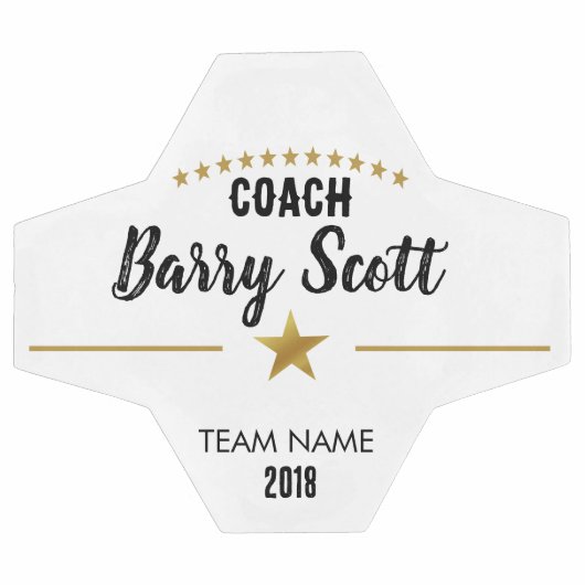 De spelersnaam van de voetballer personaliseerde c voetbal (Enkel)