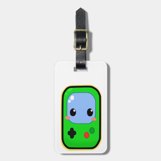 De speljongen bagagelabel (Voorkant verticaal)