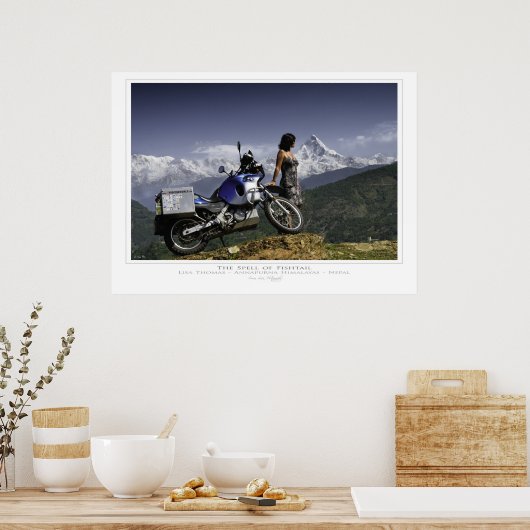 De "Spell of Fishtail" Poster (Keuken)