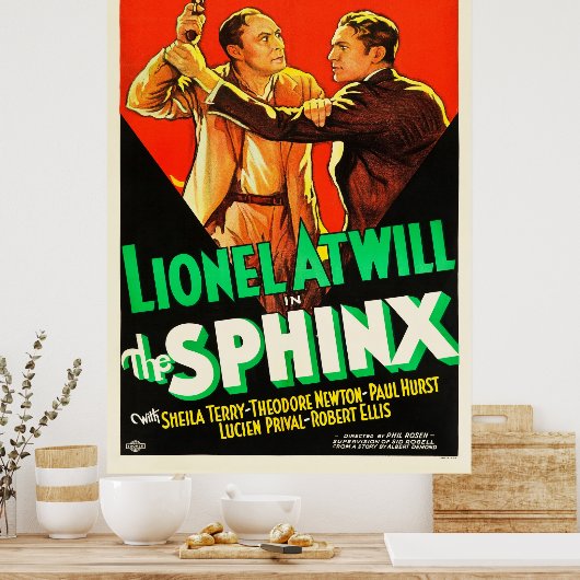 De Sphinx -  1933 film poster (Keuken)