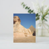 De Sphinx en de piramide van Khafre, Giza Briefkaart (Staand voorkant)