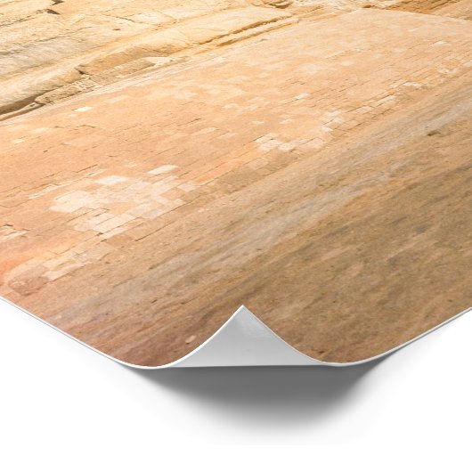 De Sphinx en de piramide van Khafre, Giza Poster (Hoek)