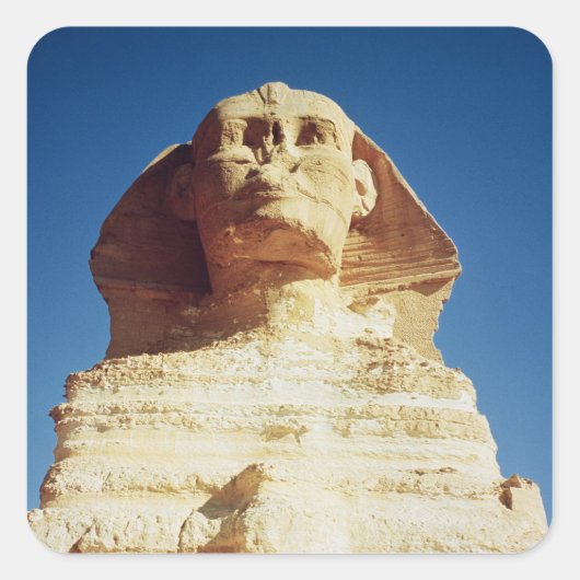 De Sphinx, uit het regime van de koning Vierkante Sticker (Voorkant)