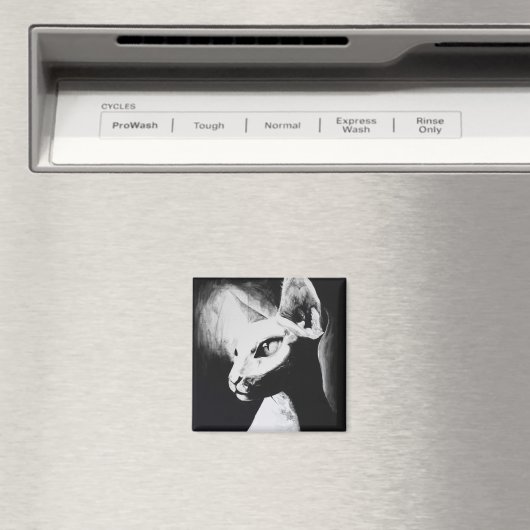 De Sphynx Cat originele kunstmagneet Magneet (Insitu (Vaatwasser))