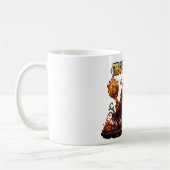 De Spicy Pumpkin King Halloween Kunst Koffiemok (Links)