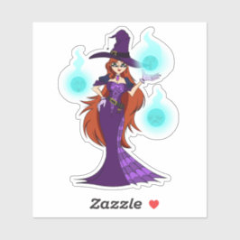 De Spiderweb Witch Sticker