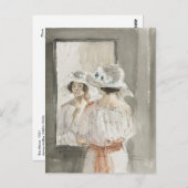 De spiegel van James McBey Briefkaart (Voorkant / Achterkant)