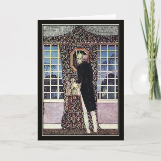 De spiegel van Kay Nielsen Halloween Kaart (Voorkant)