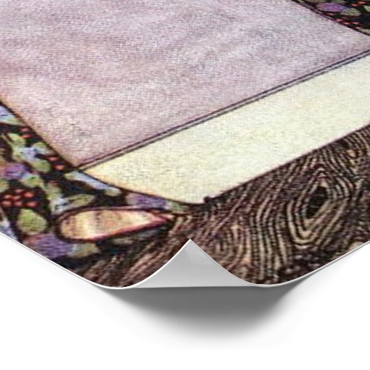 De spiegel van Kay Nielsen Poster (Hoek)