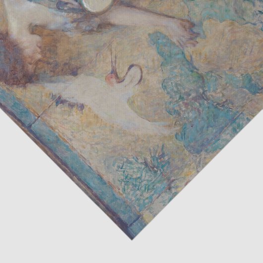 De spiegel van Robert Reid Tissuepapier (Detail)