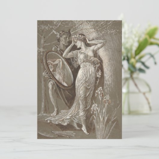 De spiegel van Venus | Walter Crane Kaart (Staand voorkant)
