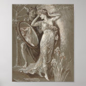 De spiegel van Venus | Walter Crane Poster (Voorkant)