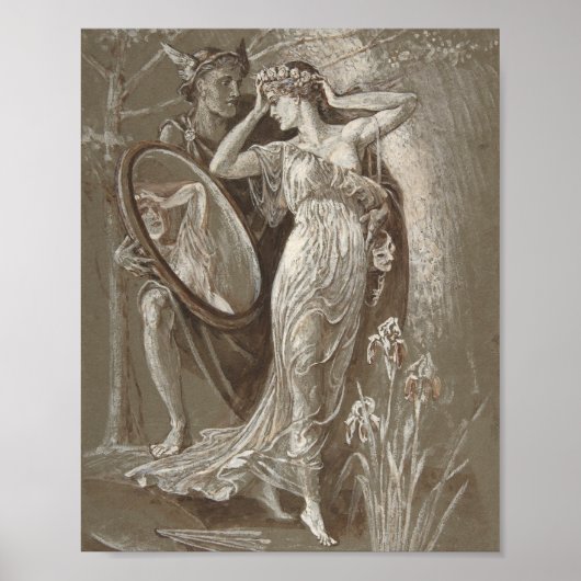 De spiegel van Venus | Walter Crane Poster (Voorkant)