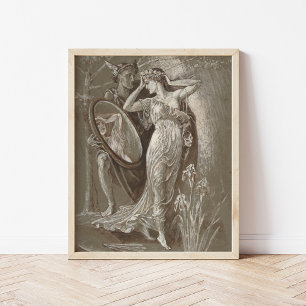 De spiegel van Venus   Walter Crane Poster