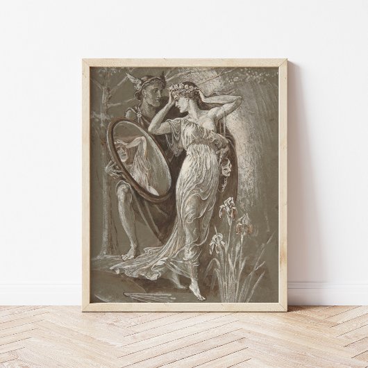 De spiegel van Venus | Walter Crane Poster
