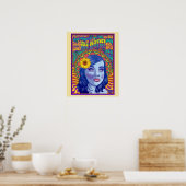 De spiegelbandretro van het poster (Keuken)