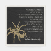 De spin en het vliegengedicht servet (Voorkant)