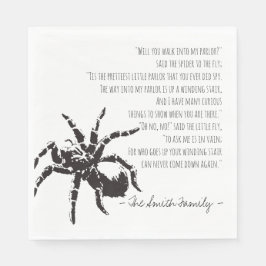 De spin en het vliegengedicht servetten