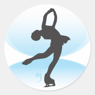 De Spin Sticker van de Lay Back van de kunstschaat