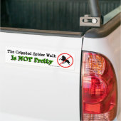De spinlooppas is niet  bumpersticker (Op Truck)
