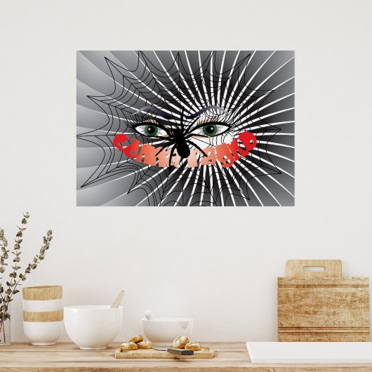 De spinnenvrouw / Poster (Keuken)