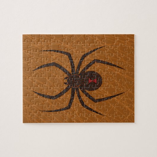 De spinnenwebpuzzel legpuzzel (Horizontaal)