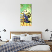 De Spinner door Vincent van Gogh Canvas Afdruk (Insitu (Slaapkamer))