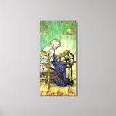 De Spinner door Vincent van Gogh Canvas Afdruk (Voorkant)