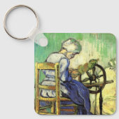 De Spinner door Vincent van Gogh Sleutelhanger (Voorkant)
