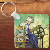 De Spinner door Vincent van Gogh Sleutelhanger (Voorkant)