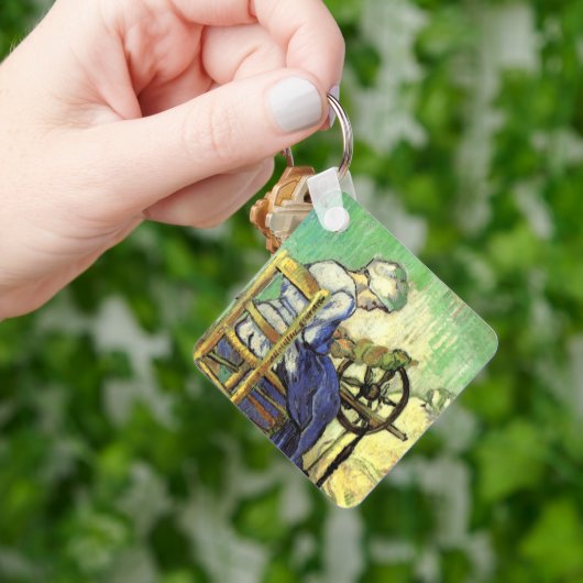 De Spinner door Vincent van Gogh Sleutelhanger (Hand)