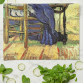 De Spinner door Vincent van Gogh Theedoek (Gevouwen)