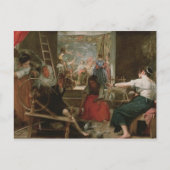 De Spinners, of de Fable of Arachne, 1657 Briefkaart (Voorkant)