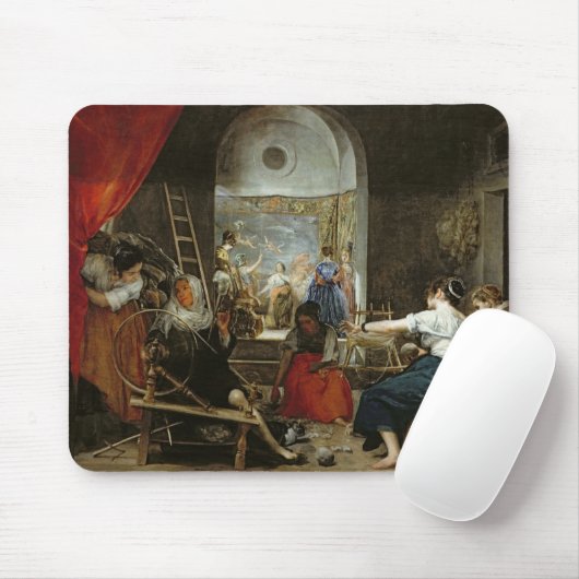 De Spinners, of de Fable of Arachne, 1657 Muismat (Met muis)