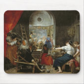 De Spinners, of de Fable of Arachne, 1657 Muismat (Voorkant)