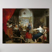 De Spinners, of de Fable of Arachne, 1657 Poster (Voorkant)