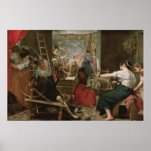 De Spinners, of de Fable of Arachne, 1657 Poster