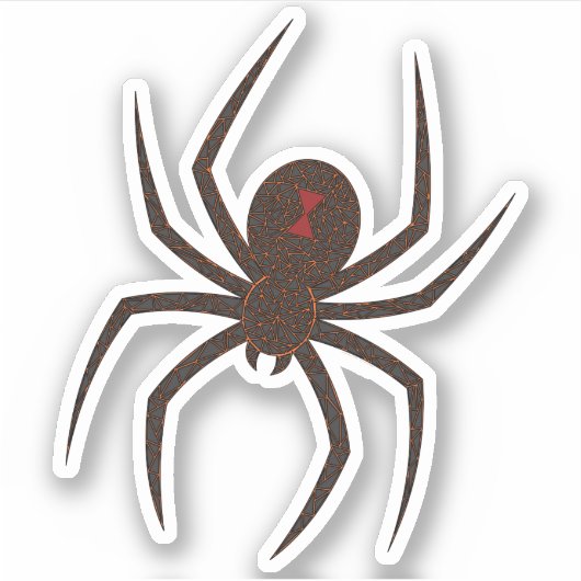 De Spin's Web Contour Sticker (Voorkant)