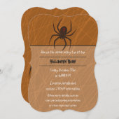 De Spin's Web Party Uitnodiging (Voorkant / Achterkant)