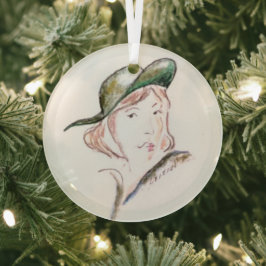 De spion .... glas ornament