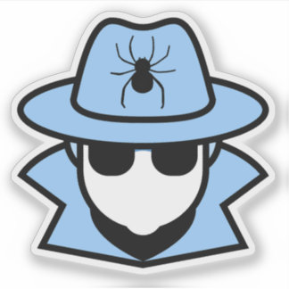 De "spion" sticker