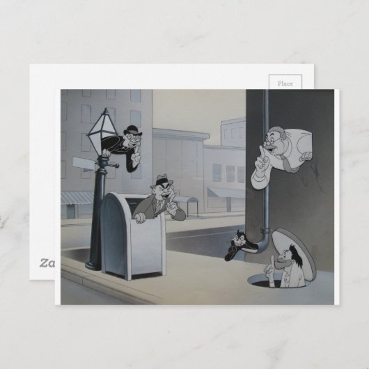 De spionnen van Snafu Briefkaart (Voorkant / Achterkant)