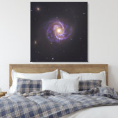 De Spiraal Galaxy M100 en Supernova SN2006X Canvas Afdruk (Insitu (Slaapkamer))
