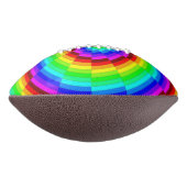 De Spiraal van de regenboog American Football (Gedraaid 90)