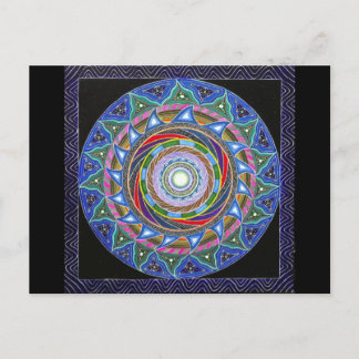 De spiraalsgewijs bewegende Draaikolk (briefkaart) Briefkaart