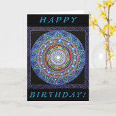 De spiraalsgewijs bewegende Draaikolk (de Kaart (Gele Bloem)