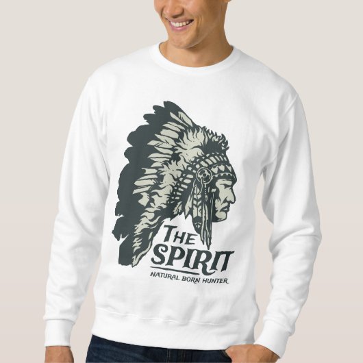 De Spirit Natural Born Hunter Sweatshirt (Voorkant)