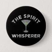 De Spirit Whisperer Funny Bartender Ronde Button 7,6 Cm (Voorkant)