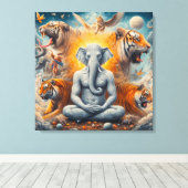 De spirituele kunst canvas afdruk (Insitu (Houten vloer))